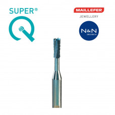 Бор цилиндр с насечкой твердосплавный 0,8 SUPER Q/MAILLEFER (H31.104.008) (№137)
